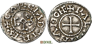 Денье, Каролинги, Charles le Chauve (840-877), м.д. Le Palais, Depeyrot 750