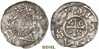 Денарий, Германия, Бавария, Heinrich II (1002-1024), м.д. Salzburg, Hahn 1976, 94D