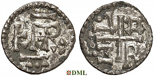 Денье, Каролинги, Charlemagne (768-814), м.д. Verdun, Depeyrot 1119