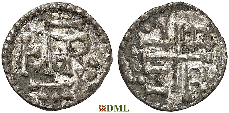 Денье, Каролинги, Charlemagne (768-814), м.д. Verdun, Depeyrot 1119