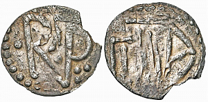 Денарий, Каролинги, Pepin le Bref (751-768), м.д. Dorestad