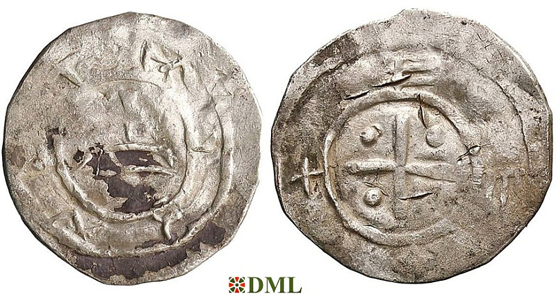 Денарий, Польша, Mieszko II (1013-1025)