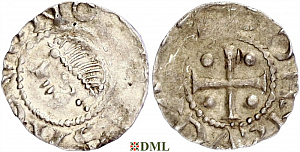Денарий, Германия, Саксония, Konrad II (1024-1039), м.д. Dortmund, Dbg. 756