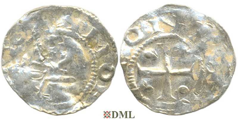 Денарий, Германия, Саксония, Bruno (1037-1055), м.д. Minden, Dbg. 728 