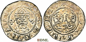 Денарий, Германия, Нижняя Лотарингия, Egbert II (1068-1090), м.д. Bolsward, Ilisch 2000, 22.7
