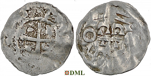 Обол, Германия, Швабия, Otto I - Otto III (973-1002), м.д. Esslingen, Dbg. 1271