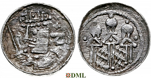 Денарий, Польша, Bolesław II (1058-1080)