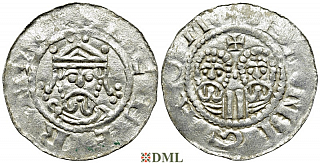 Денарий, Германия, Нижняя Лотарингия, Gf. Egbert II (1068-1090), м.д. Emnighem