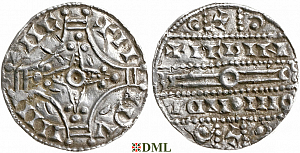 Денарий, Дания, Sven Estridsen (1047-1075), м.д. Roskilde, Hbg. 36