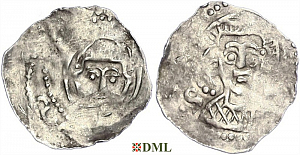 Денарий, Германия, Франкония, Heinrich III (1039-1056), м.д. Speyer, Dbg. 1845