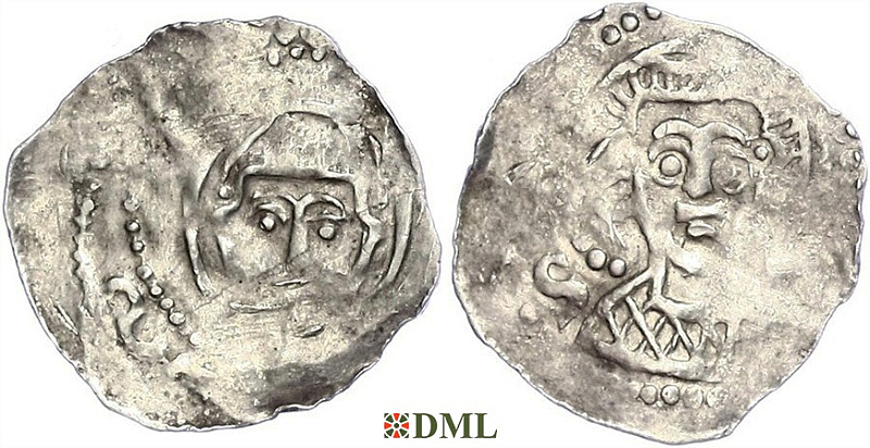 Денарий, Германия, Франкония, Heinrich III (1039-1056), м.д. Speyer, Dbg. 1845