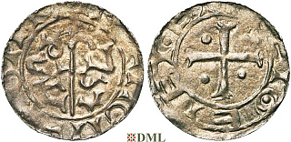 Денарий, Германия, Нижняя Лотарингия, B. Bernold (1040-1054), м.д. Groningen, Ilisch 2000 18.3