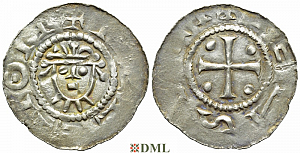 Денарий, Германия, Нижняя Лотарингия, Hermann (1059-1074), м.д. Jever, Dbg 597