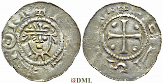 Денарий, Германия, Нижняя Лотарингия, Hermann (1059-1074), м.д. Jever, Dbg 597