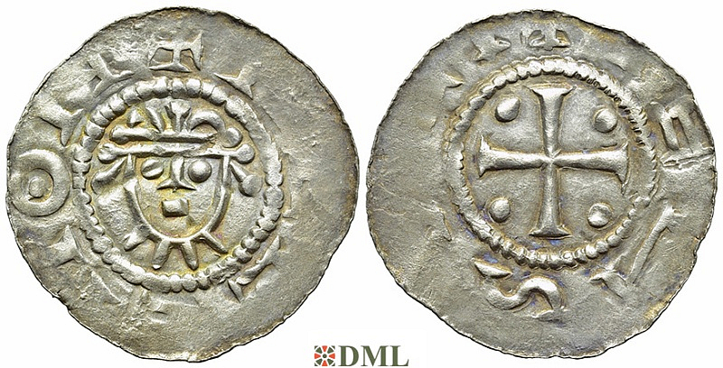 Денарий, Германия, Нижняя Лотарингия, Hermann (1059-1074), м.д. Jever, Dbg 597