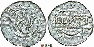 Денарий, Германия, Нижняя Лотарингия, Bruno III (1050-1057), м.д. Dokkum, Ilisch 2000, 21.22