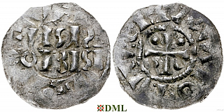Денарий, Германия, Нижняя Лотарингия, Wichmann III (994-1016), unknown mints, Ilisch 2000, 20.2