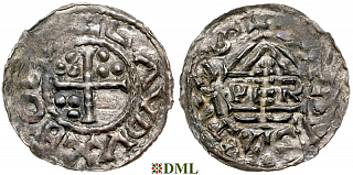 Денарий, Чехия, Boleslav II (972/973-999), м.д. Prague, Šmerda 1996, 1c
