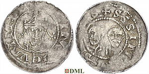 Обол, Германия, Саксония, Heinrich III (1046-1056), м.д. Goslar, Dbg. 667