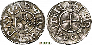 Денье, Каролинги, Charles le Chauve (840-877), м.д. Château-Porcien, Depeyrot 309