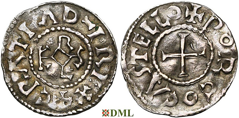 Денье, Каролинги, Charles le Chauve (840-877), м.д. Château-Porcien, Depeyrot 309