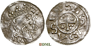 Денарий, Германия, Бавария, Heinrich II (1002-1024), м.д. Salzburg, Hahn 1976, 94D.7