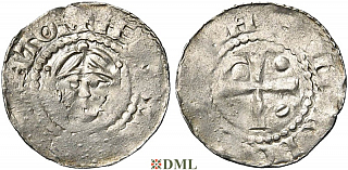Денарий, Германия, Франкония, K. Heinrich III (1046-1056), м.д. Worms, Dbg. 847