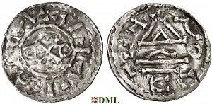 Денарий, Чехия, Boleslav II (972/973-999), м.д. Prague, Šmerda 1996, 12d