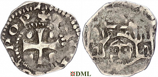 Денарий, Германия, Верхняя Лотарингия, Poppo (1016-1047), м.д. Trier, Dbg. 468