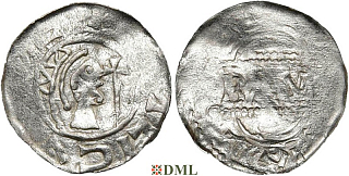 Денарий, Германия, Нижняя Лотарингия, Gf. Bruno III (1050-1057), Frisian imitations