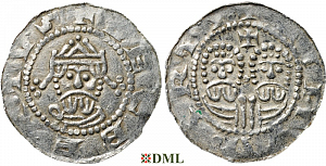 Денарий, Германия, Нижняя Лотарингия, Egbert II (1068-1090), м.д. Stavoren, Ilisch 2000, 22.3