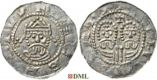 Денарий, Германия, Нижняя Лотарингия, Egbert II (1068-1090), м.д. Stavoren, Ilisch 2000, 22.3