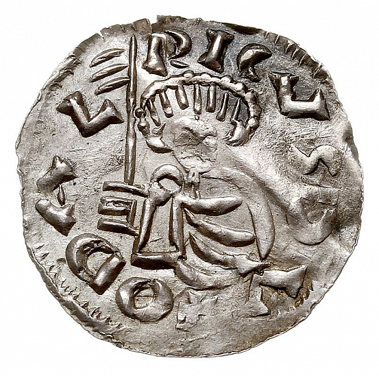 Денарий, Чехия, Богемия, Oldřich (1012-1034), м.д. Praga, Šmerda 132