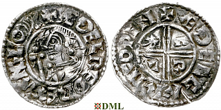 Денарий, Англия, Æthelred II (978-1016), м.д. Winchester, монетарий Æthelgar, North 770