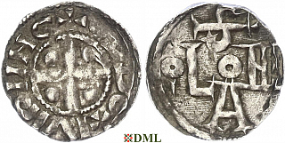 Денарий, Германия, Саксония, Anonymous bishop, м.д. Soest, Dbg. 