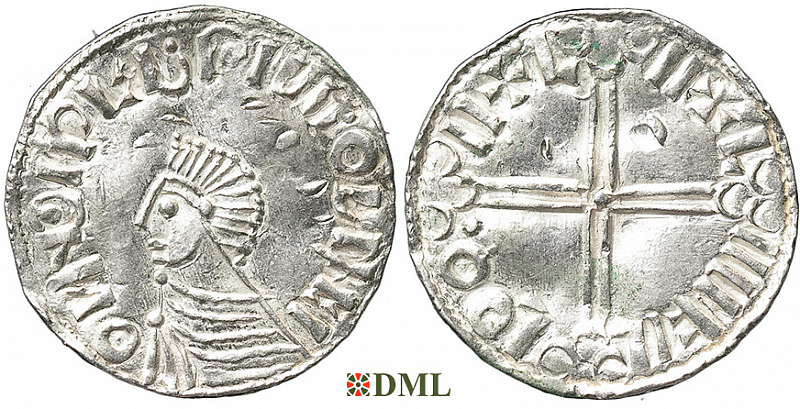Денарий, Швеция, Olaf Skötkonung (995-1021), м.д. Sigtuna, Malmer -:-