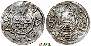 Денарий, Чехия, Богемия, Břetislav I (1034-1055), Šmerda 1996, 145a