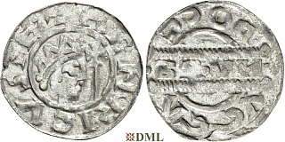 Денарий, Германия, Нижняя Лотарингия, Bruno III (1050-1057), м.д. Dokkum, Ilisch 2000, 21.19