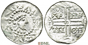 Денарий, Германия, Нижняя Лотарингия, Gf. Hermann (1020-1051), м.д. Emden