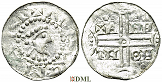 Денарий, Германия, Нижняя Лотарингия, Gf. Hermann (1020-1051), м.д. Emden