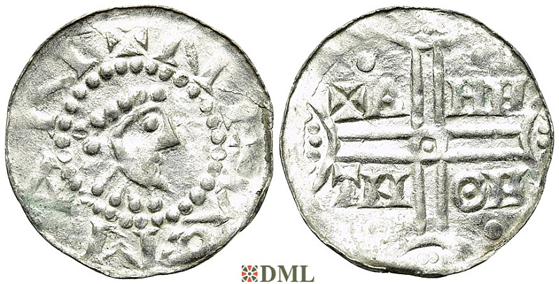 Денарий, Германия, Нижняя Лотарингия, Gf. Hermann (1020-1051), м.д. Emden