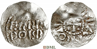 Денарий, Германия, Нижняя Лотарингия, Gf. Wichmann III (994-1016), unknown mints, Ilisch 2000, 20.2