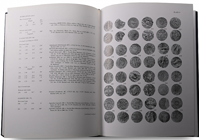 SCBI 50. Potin V. M. Sylloge of Coins of the British Isles. Vol. 50. Hermitage Museum, St Petersburg. Part I: Anglo-Saxon Coins to 1016. Oxford, 1999.