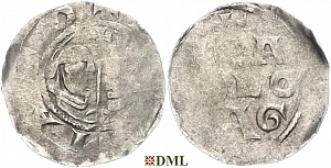 Денарий, Германия, Нижняя Лотарингия, Heinrich III (1039-1056), м.д. Remagen, Dbg. 431