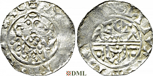 Денарий, Германия, Нижняя Лотарингия, B. Wilhelm (1054-1076), м.д. Utrecht, Ilisch 2000, 10.10