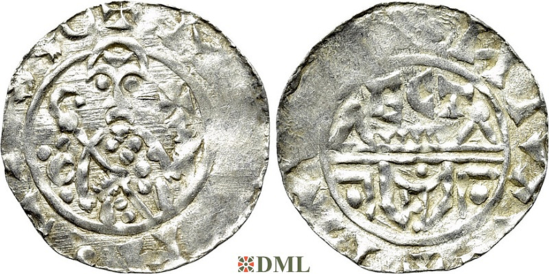 Денарий, Германия, Нижняя Лотарингия, B. Wilhelm (1054-1076), м.д. Utrecht, Ilisch 2000, 10.10