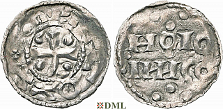 Денарий, Германия, Нижняя Лотарингия, Otto I (936-962), м.д. Huy, Ilisch 2014, 33.2