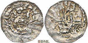 Денарий, Германия, Швабия, Dietwald (1078-1084), м.д. Strassburg, Dbg. -