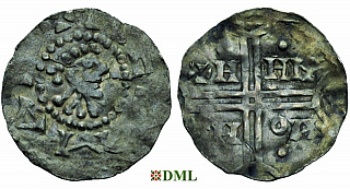 Денарий, Германия, Нижняя Лотарингия, Hermann (1020-1051), м.д. Emden, Dbg. 773