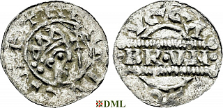 Денарий, Германия, Нижняя Лотарингия, Bruno III (1050-1057), м.д. Dokkum, Ilisch 2000, 21.19